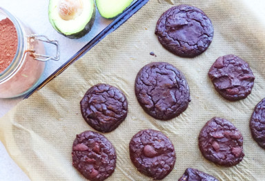 Keto Flourless Chocolate Avocado Cookies