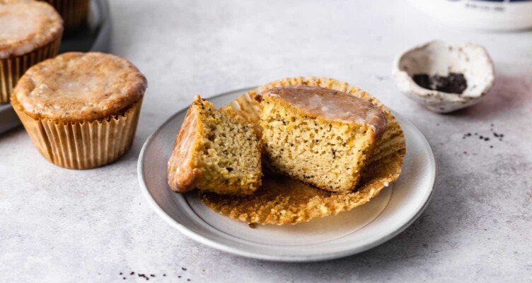 Keto Lemon Poppy Seed Muffins