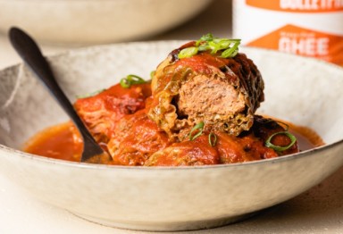 Keto stuffed cabbage rolls