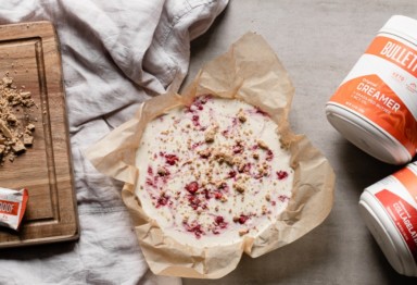 No-bake keto berry cheesecake made with Bulletproof ingredients