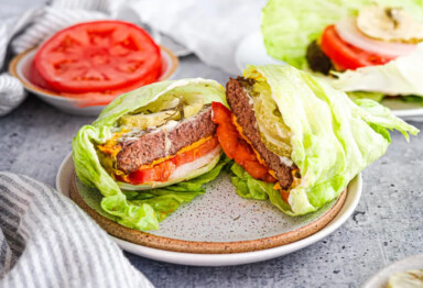 low carb burger