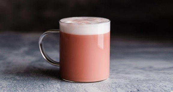 Bulletproof Roobios Tea Latte with foam