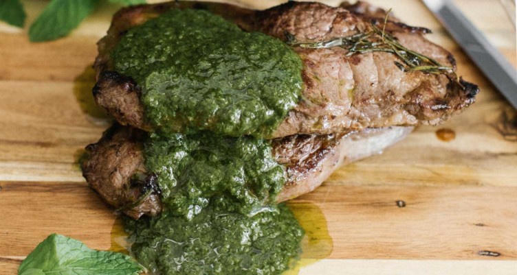 Steak With Chimichurri Sauce