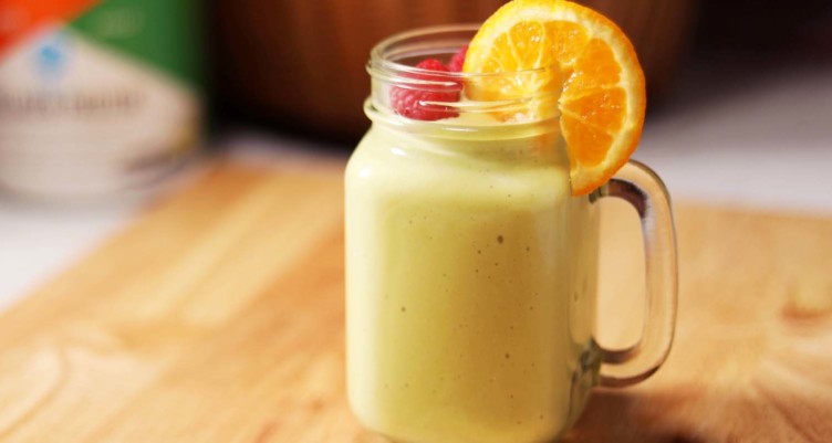 Tangerine Creamsicle Avocado Smoothie